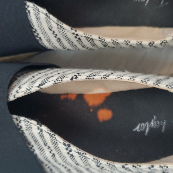 Lord & Taylor Fyona Espadrille Flats Shoes fabric women size 9.5 - Picture 5 of 9